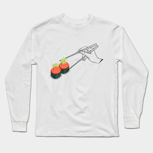 Kawaii Sushi rolls Long Sleeve T-Shirt